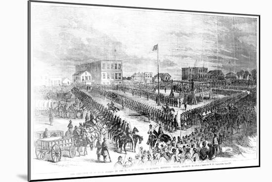 The Execution of Sioux Indians by the Us Authorities at Mankato, Minnesota on Friday 26th…-American School-Mounted Giclee Print
