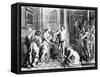 The Execution of St. John the Baptist-Erasmus Quellinus-Framed Stretched Canvas