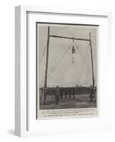 The Execution of the Murderer of the Late Shah of Persia-null-Framed Giclee Print