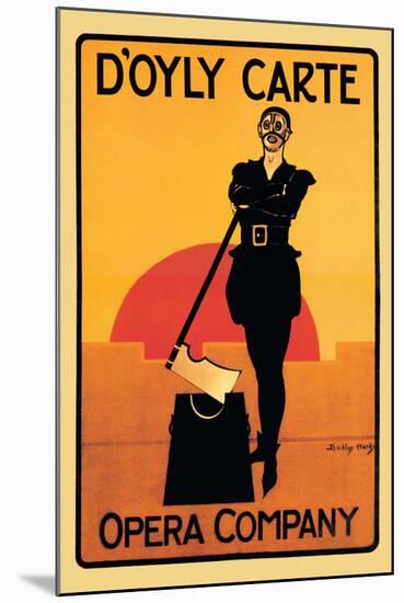 The Executioner: D'Oyly Carte Opera Company-null-Mounted Art Print