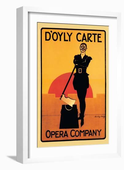 The Executioner: D'Oyly Carte Opera Company-null-Framed Art Print