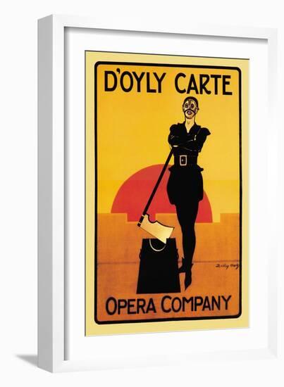 The Executioner: D'Oyly Carte Opera Company-null-Framed Art Print