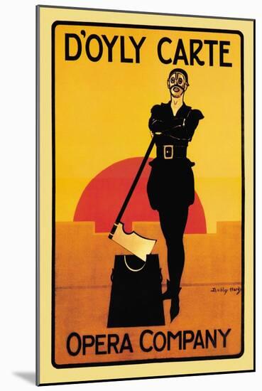 The Executioner: D'Oyly Carte Opera Company-null-Mounted Art Print