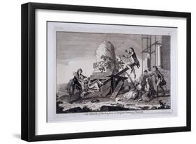 The Exercise of See Saw, Vauxhall Gardens, Lambeth, London, C1745-Francis Hayman-Framed Giclee Print