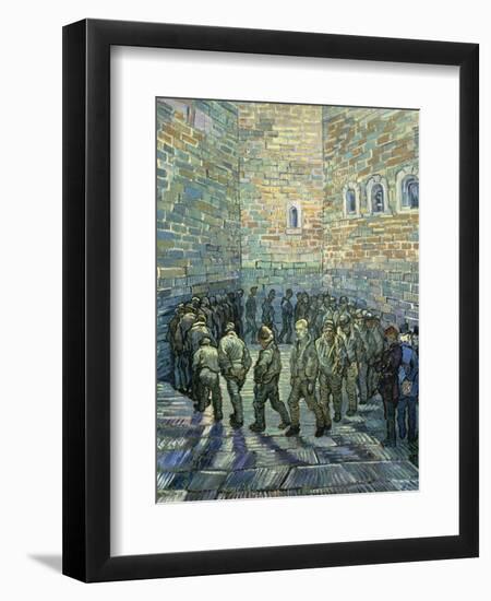 The Exercise Yard, 1890-Vincent van Gogh-Framed Giclee Print