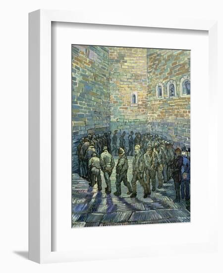 The Exercise Yard, 1890-Vincent van Gogh-Framed Giclee Print