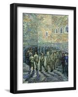 The Exercise Yard, 1890-Vincent van Gogh-Framed Giclee Print