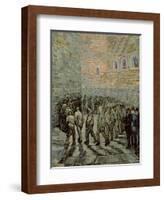 The Exercise Yard, or the Convict Prison, c.1890-Vincent van Gogh-Framed Giclee Print