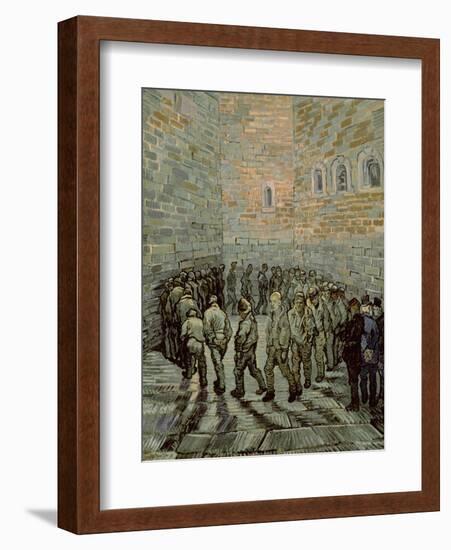 The Exercise Yard, or the Convict Prison, c.1890-Vincent van Gogh-Framed Giclee Print