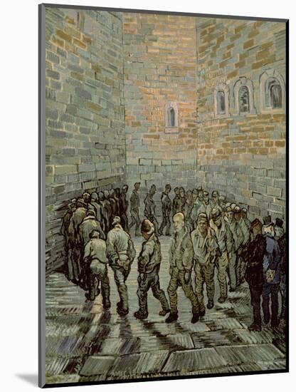 The Exercise Yard, or the Convict Prison, c.1890-Vincent van Gogh-Mounted Giclee Print