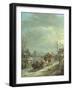 The Exeter Coach in the Snow-John Charles Maggs-Framed Giclee Print