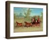 The Exeter Royal Mail on a Country Road-James Pollard-Framed Premium Giclee Print