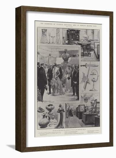 The Exhibition of Austrian Industrial Arts at Prince's Skating Club-G.S. Amato-Framed Giclee Print