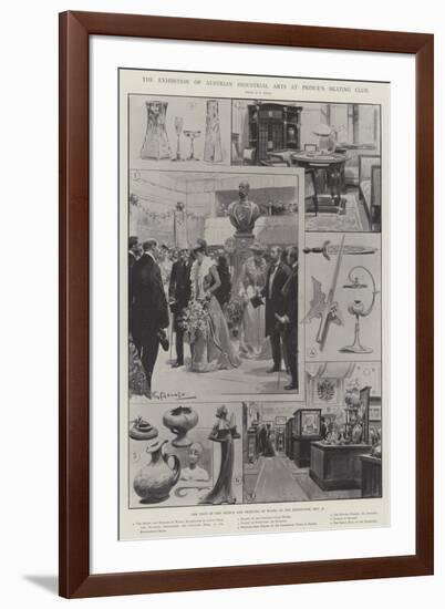 The Exhibition of Austrian Industrial Arts at Prince's Skating Club-G.S. Amato-Framed Giclee Print