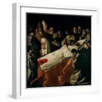 The Exhibition of the Body of St. Bonaventure (1221-74) after 1627-Francisco de Zurbarán-Framed Giclee Print