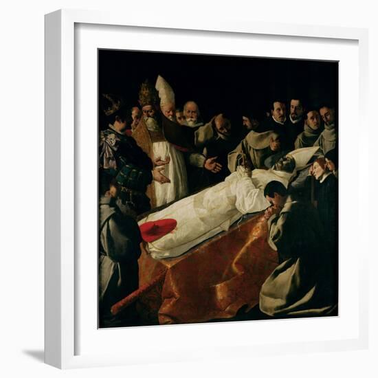 The Exhibition of the Body of St. Bonaventure (1221-74) after 1627-Francisco de Zurbarán-Framed Giclee Print