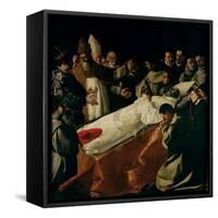 The Exhibition of the Body of St. Bonaventure (1221-74) after 1627-Francisco de Zurbarán-Framed Stretched Canvas