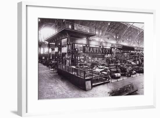 The Exhibitor Marinoni During the Paris World Exposition-null-Framed Giclee Print