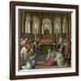 The Exhumation of Saint Hubert, 1430S-Rogier van der Weyden-Framed Giclee Print