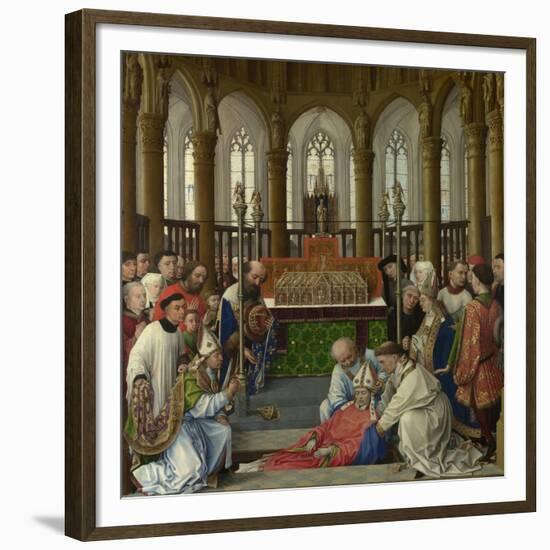 The Exhumation of Saint Hubert, 1430S-Rogier van der Weyden-Framed Giclee Print