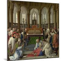 The Exhumation of Saint Hubert, 1430S-Rogier van der Weyden-Mounted Giclee Print