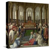 The Exhumation of Saint Hubert, 1430S-Rogier van der Weyden-Stretched Canvas