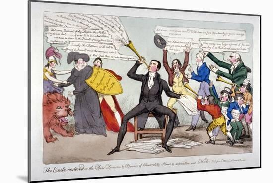 The Exile Restored, 1820-William Heath-Mounted Giclee Print