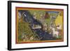 The Exiles Cross the Ganges-null-Framed Giclee Print