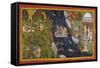 The Exiles Cross the Jumna-null-Framed Stretched Canvas