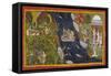 The Exiles Cross the Jumna-null-Framed Stretched Canvas