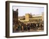 The Exit of Ruggero I, King of Sicily, from the Palazzo Reale-Giuseppe Sciuti-Framed Giclee Print