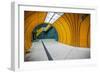 The Exit of the Odeanspaltz U-Bahn Station in Altstadt - Lehel, Munich, Bavaria, Germany.-Cahir Davitt-Framed Photographic Print