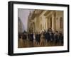 The Exit of the Students from the Condorcet Lyceum, 1903-Jean Béraud-Framed Giclee Print