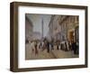 The Exit of the Tailors from the Maison Paquin at Rue De La Paix-Jean Béraud-Framed Giclee Print
