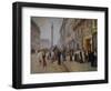 The Exit of the Tailors from the Maison Paquin at Rue De La Paix-Jean Béraud-Framed Giclee Print