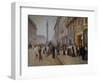 The Exit of the Tailors from the Maison Paquin at Rue De La Paix-Jean Béraud-Framed Giclee Print