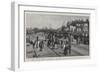 The Exodus from Johannesburg, Refugees Leaving in Coal Trucks for Natal-null-Framed Giclee Print