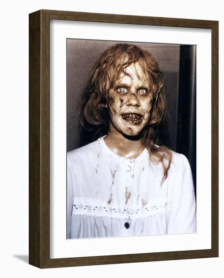 The Exorcist by William Friedkin with Linda Blair, 1973-null-Framed Photo