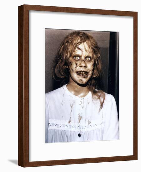 The Exorcist by William Friedkin with Linda Blair, 1973-null-Framed Photo