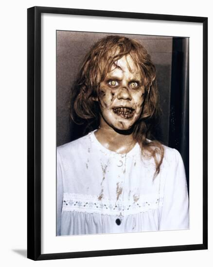 The Exorcist by William Friedkin with Linda Blair, 1973-null-Framed Photo