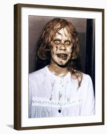 The Exorcist by William Friedkin with Linda Blair, 1973-null-Framed Photo