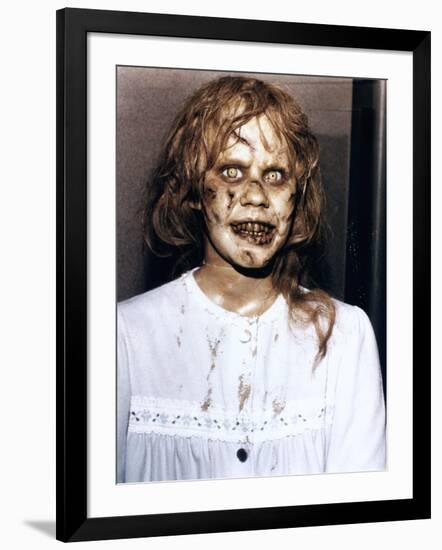 The Exorcist by William Friedkin with Linda Blair, 1973-null-Framed Photo