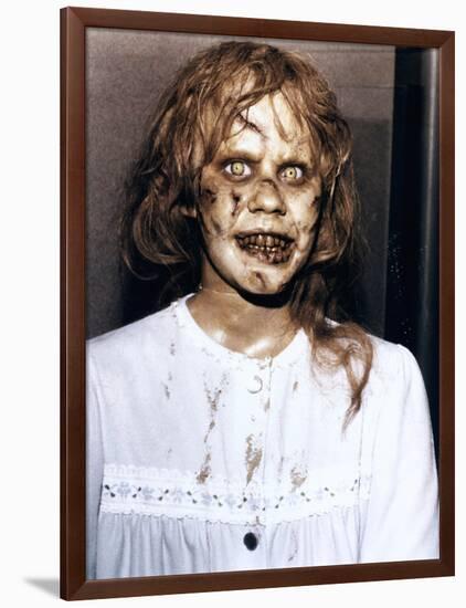 The Exorcist by William Friedkin with Linda Blair, 1973-null-Framed Photo