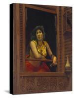 The Exotic Dancing Girl, Une Almee-Jean Leon Gerome-Stretched Canvas