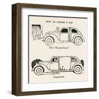 The 'Expandocar'-William Heath Robinson-Framed Art Print