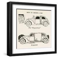 The 'Expandocar'-William Heath Robinson-Framed Art Print