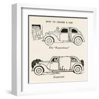 The 'Expandocar'-William Heath Robinson-Framed Art Print