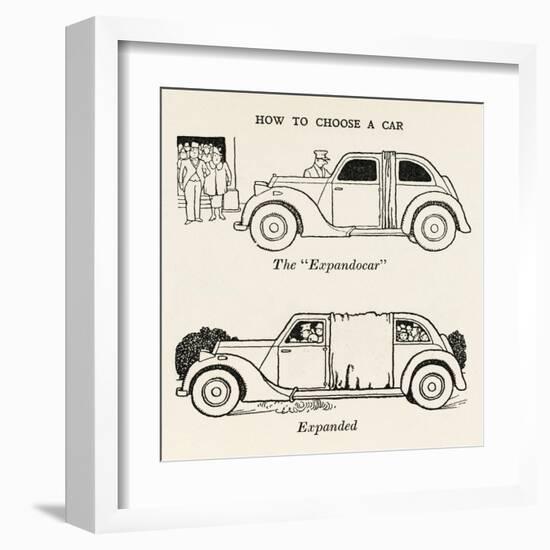 The 'Expandocar'-William Heath Robinson-Framed Art Print