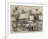 The Expedition Against the Malays of Perak, Officers' Quarters, Campong Boyah-null-Framed Giclee Print