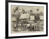 The Expedition Against the Malays of Perak, Officers' Quarters, Campong Boyah-null-Framed Giclee Print